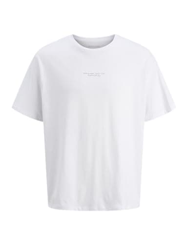 Image of JACK & JONES Jjkenji Tee SS Crew Neck, White, S