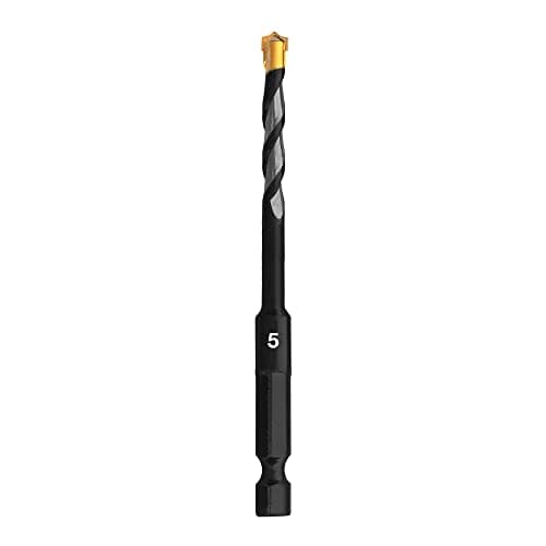 Image of 5mm Masonry Drill Bit, Hex Shank Multi Material Drill Bits Masonry, Brick Walls, Soft Tile, Wood, Plastic, Metal