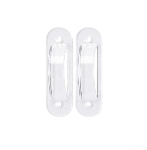 Image of 2-Pack Clear ABS Switch Panel Cover Compatible with Standard Switches to Enhance Safety Without Visual Disruption (transparent)