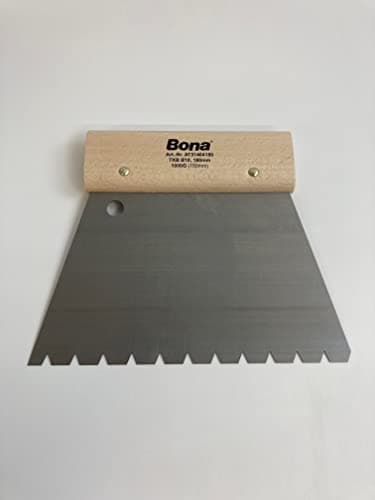 Image of Bona Trowels for Wood Floors - Adhesive Application (180x150mm 1000g Coarse (B10))