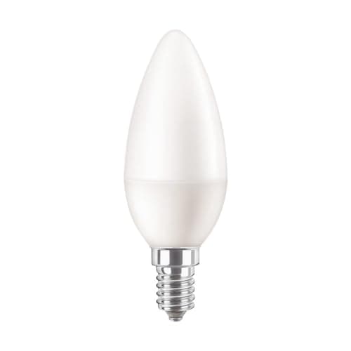 Image of Philips CorePro LED Candle E14 Light Bulb 7W 60W Equivalent Small Edison Screw Frosted Warm White 2700K CRI80 Energy Efficient LED Lamp for Home Lighting