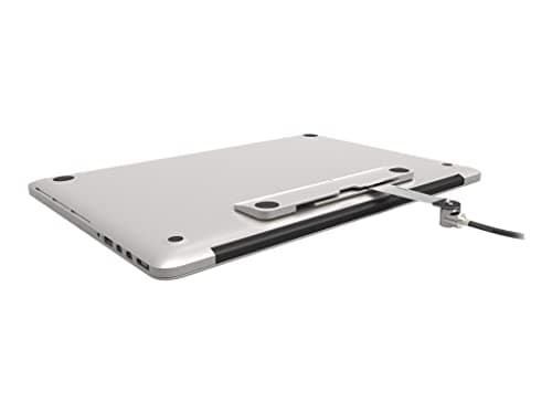 Image of Compulocks Blade Universal Lock Slot Adapter, 7" Silver, and Keyed 1.8m Cable Lock - Black (BLD01KL)
