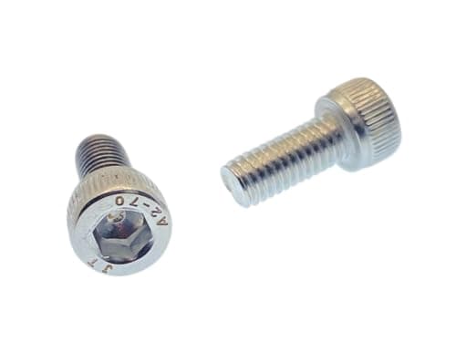 Image of M6 x 14mm Allen Socket Head Cap Screws (20pk) - ISO 4762 A2-70 Stainless Steel Allen Hex Drive Machine Screws - Full Thread Metric Fasteners for DIY, Engineering, 3D Printing M2 M3 M4 M5 M6 M8 (20pk)