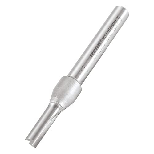 Image of Trend Professional Straight Two Flute Router Cutter, 1/4 Inch Shank, 5mm Cut Diameter, 16mm Cut Length, Tungsten Carbide Tipped, 3/1X1/4TC