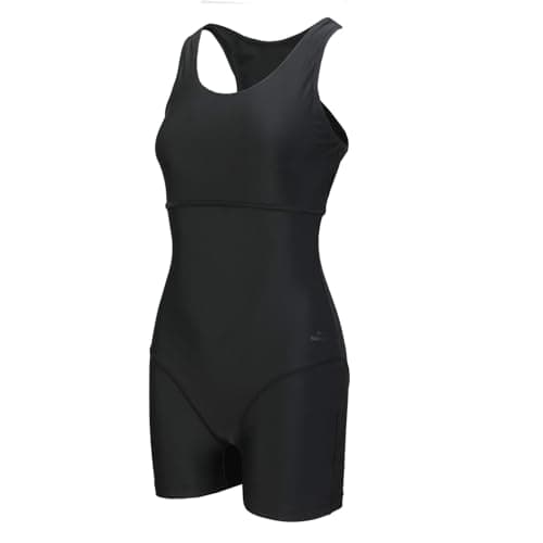 Image of Slazenger Womens Boyleg Swimsuit Black XXL
