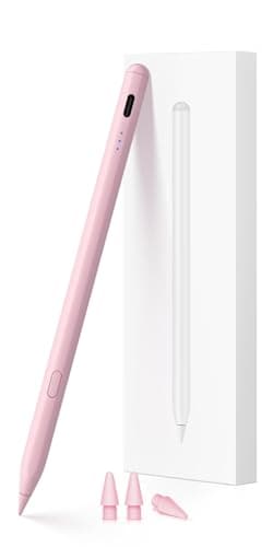 Image of Stylus Pen for iPad (2018-2026), USB-C Fast Charging Pencil, Pixel-Perfect Tilt Sensitivity for Apple iPad 11/10/9/8/7/6/A16, iPad Mini 7/6/5, iPad Air M4/M3/M2 11"/13"/5/4/3, Pro M5/4 13"/12.9″/11″