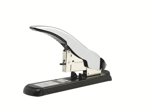 Image of Rexel Goliath Heavy Duty Stapler, 100 Sheet Capacity, Uses No.66 staples 66/8-11-14 mm, Metal Body, Silver/Black, 2041
