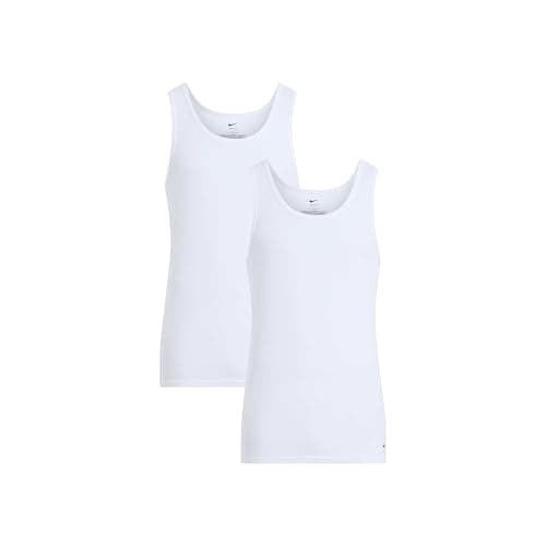 Image of NIKE Ribbed Tank 2pk Multi-Coloured