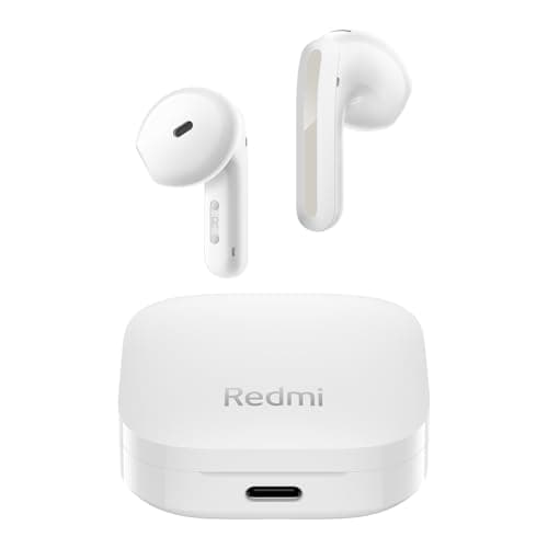 Image of XIAOMI Redmi Buds 6 Active Wireless Earbuds, Workout Earbuds,14.2mm Dynamic Driver, Clear Call with Dual Mic, Bluetooth 5.4, 30-Hour Battery Life, Lightweight Design – White
