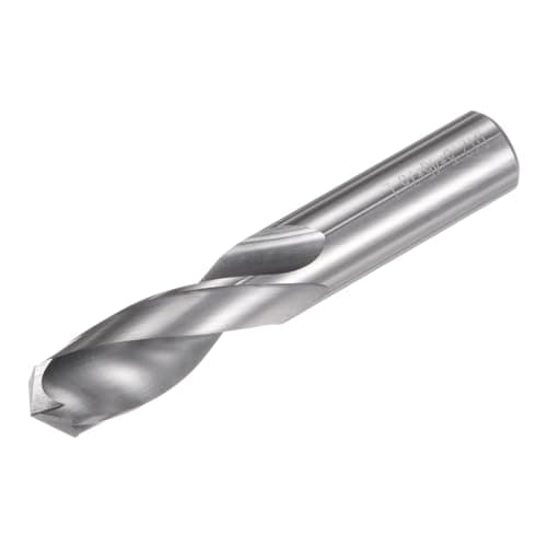 Image of sourcing map Solid Carbide Drill Bits, 12.5mm C2/K20 Tungsten Carbide Jobber Drill Bits Straight Shank Drilling Tool for Stainless Steel Aluminum Iron Metal Plastic