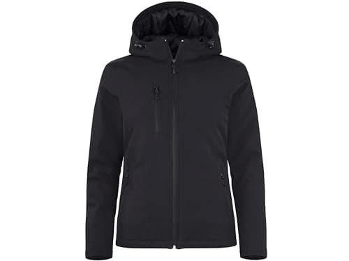 Image of Clique Women's Equinox Insulated Softshell Jacket, Black, M