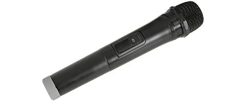 Image of QTX 178.873UK | Replacement Handheld Wireless Microphone | For Busker PA, Quest PA & PAL PA Ranges - 174.1MHz,Black