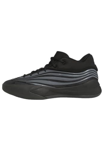 Image of adidas Unisex Dame X Shoes, core Black/Iron met./Lucid Blue, 9 UK