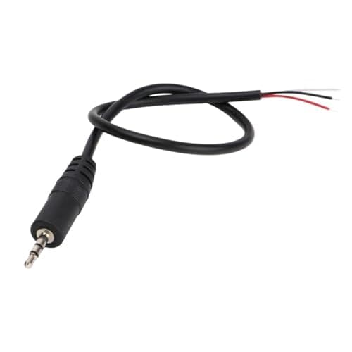 Image of SFCHEN 1pcs 2.5/3.5MM 2 3 Pin 4 Core Male Female Audio Extension Cable Aux Connector Header Line Mono Stereo 3 4 Cables DIY Audio (Three-Wire Male, 3.5mm)