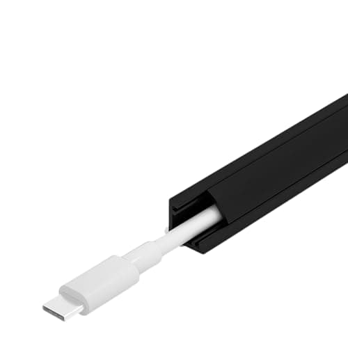 Image of KARAOT Cable Raceway,Corner Cable Concealer,Cable Trunking For Wall,Trunking For TV Cable,Wire Covers For Cords,Cable Management Channel Cable Raceway For Wall,Floor Baseboard,Ceiling,1M*5