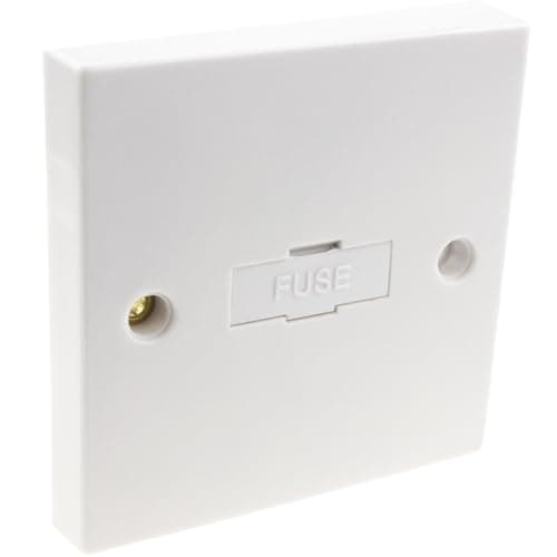 Image of kenable Electrical Domestic UK 13A Fused Spur Unswitched in White