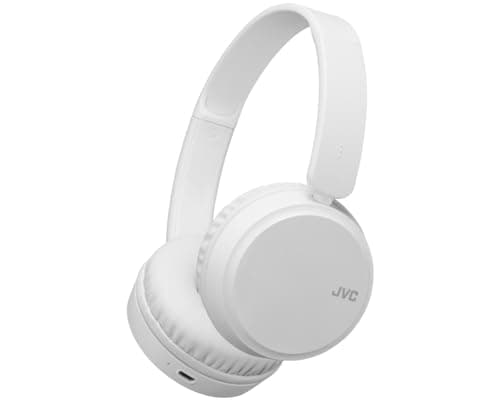 Image of JVC Deep Bass Bluetooth On Ear Headphones - White
