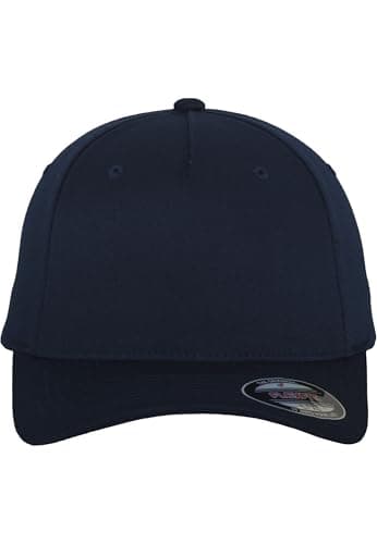 Image of Flexfit 5 Panel Baseball Cap - Unisex Mütze, Kappe für Herren und Damen, einfarbige Basecap, rundum geschlossen - Farbe navy, Größe L/XL