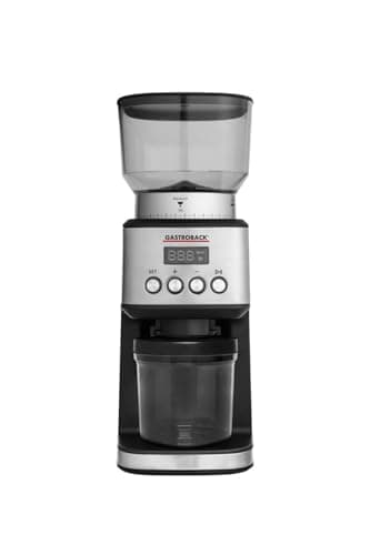 Image of Gastroback Design Coffee Grinder Digital, 31 Grind Settings, 2 Automatic Settings, Removable Grinder, Easy to Clean, LED Display, 180W - 62643