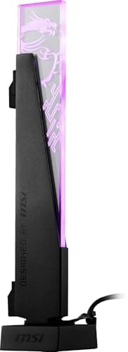 Image of MSI MPG ARGB GRAPHICS CARD STAND Graphics Card Support Stand Black CS9245