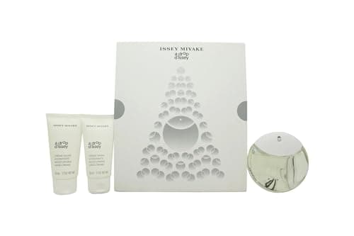 Image of Issey Miyake A Drop d'Issey Gift Set 50ml EDP + 2 x 50ml Hand Cream