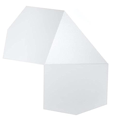 Image of SOLLUX lighting TRE Decorative Wall Lamp Modern Geometric Design for Loft and Scandinavian Interiors Powered by G9 Bulb Replaceable 2x40W Made of Steel White 30x30x8cm