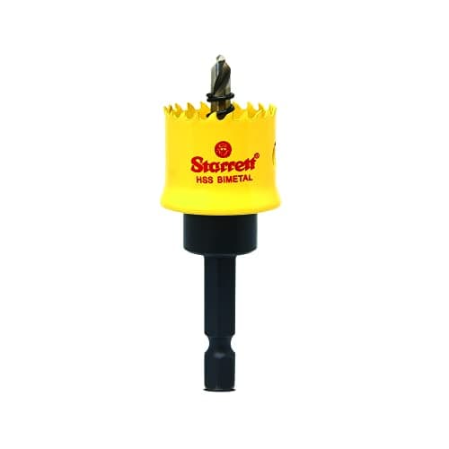 Image of Starrett HSS Bi-Metal Hole Saw - CSC22 Cordless Smooth Cutting Hole Saw - For Wood Plastics Steel Various Materials - 22mm