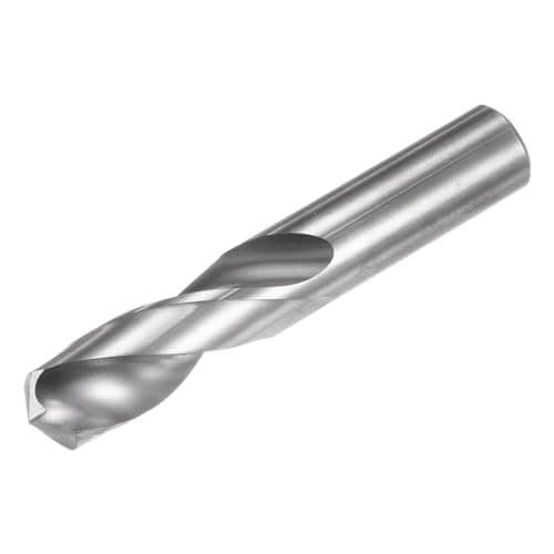 Image of sourcing map Solid Carbide Drill Bit, 12.5mm (0.492") YG6X/C3 Micro-Grain Tungsten Carbide Short Twist Drill Bits Straight Shank for Drilling Stainless Steel Aluminum Metal Plastic