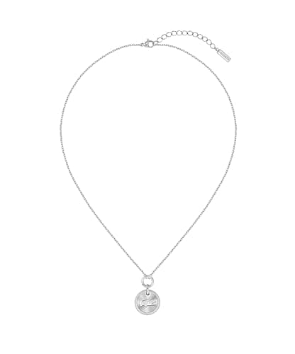 Image of Lacoste Women's MEMENTO Collection Pendant Necklace in Stainless Steel - 2040402