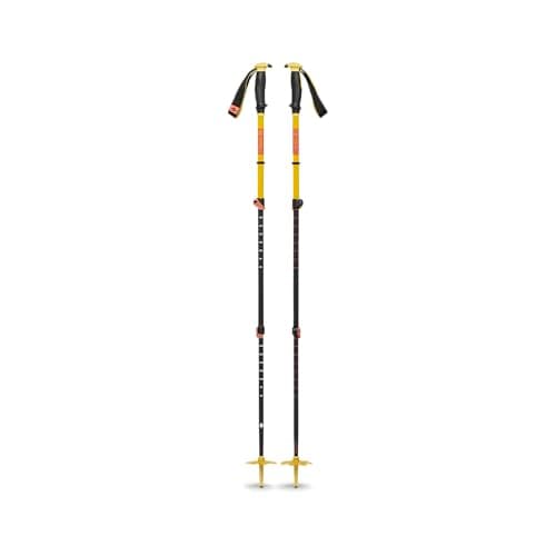 Image of Black Diamond Unisex - Adult Traverse 3 Ski Poles, Sulphur Green, 95-125 cm