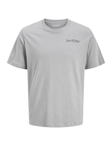 Image of JACK & JONES Jjyuki Back Tee SS Crew Neck Bf, Ultimate Grey, M