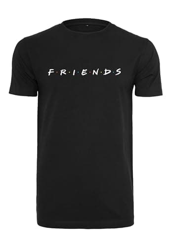 Image of Merchcode Men's Friends Logo T-Shirt, Black, XS