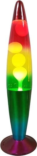 Image of Rainbow Laava Lamp 16” Liquid Motion Lamp | Relaxing Motion Wax Light | Decorative Illumination in Premier Life Packaging