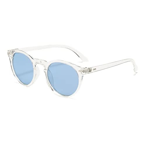 Image of YAMEIZE Polarized Sunglasses Women Vintage Round -Classic Retro Small Round Tinted 90s Sunglasses Unisex UV400 Protection