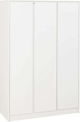 Image of Seconique Malvern 3 Door Wardrobe in White