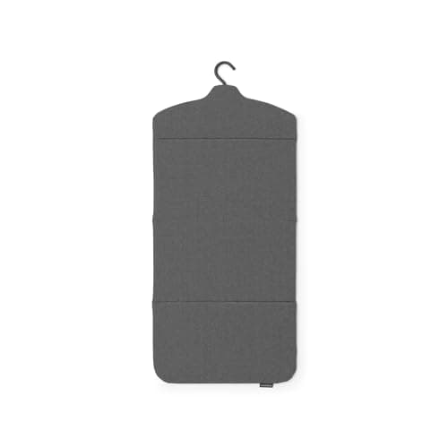 Image of Brabantia - Foldable Steam Board - for High Pressure Clothes Steaming - Solid Heat Resistant Surface - Versatile Hanging Hook - Easier Steaming with Handheld Steamers - 40 x 85 cm - Pepper Black