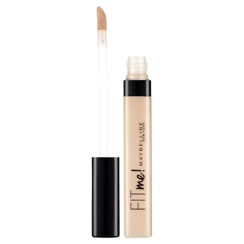 Image of Maybelline Concealer, Fit Me! Full Coverage Concealer for Face, Oil Free, Delivers Even Complexion, Non-Comedogenic, Matte & Poreless Ultra Blendable, Shade: 15 Fair