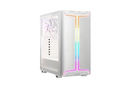 Image of be quiet! Pure Base 501 DX White PC Case, High Airflow Intake Front Panel And Top Cover, Maximum Performance, 3 Preinstalled Pure Wings 3 140mm PWM Fans, Extraordinary Air Pressure, Dynamic Design