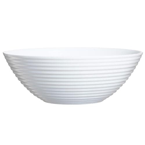 Image of Luminarc 06453 Harena Salad Bowl 27 cm Glass, White, 27 x 27 x 10 cm
