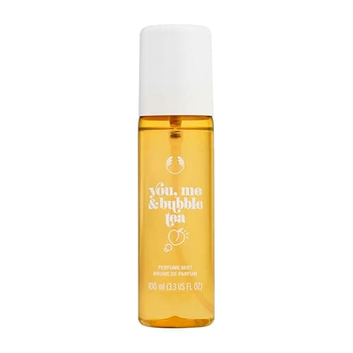 Image of The Body Shop You, Me & Bubble Tea Fragrance Mist (1x 100ml), Women’s Body Mist with Peach Bubble Tea, Yuzu & Sandalwood, Playful Fruity Perfume Spray for Everyday Wear