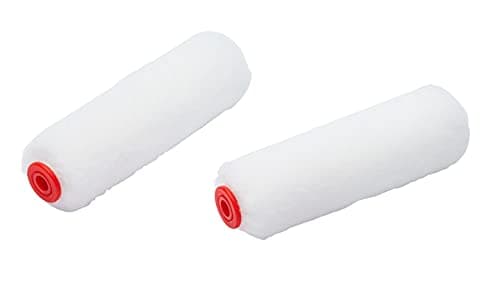 Image of ProDec Advance 4 inch Twin Pack Medium Pile Ice Fusion Mini Paint Rollers for an Ultra-Smooth Finish Painting with Emulsion and Satin Paints on Interior Walls, Ceilings, Wood and Metal, 4"