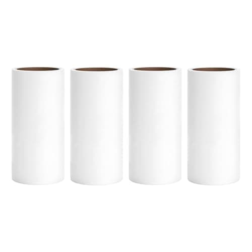 Image of Lint Roller Refills 4 inch Extra Sticky Pet Hair Roller Replacement Refills Only, Inside Diameter 1.5 inch, 60 Sheets per Roll (Pack of 4, Total 240 Sheets)