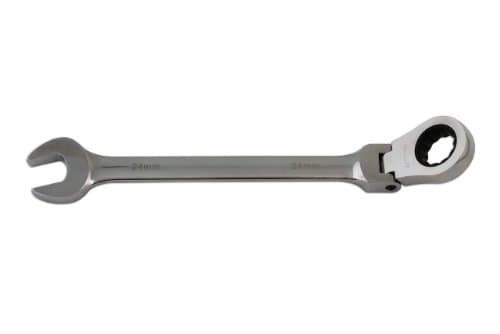 Image of Laser 5753 Flexi-Head Ratchet Ring Spanner 24mm
