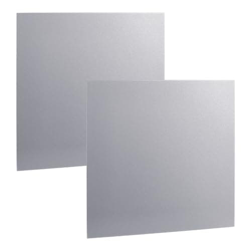 Image of PH PandaHall 2 Pieces 16 Gauge Mild Steel Sheet 5.9 x 5.9 inch Square Metal Rolled Steel Plate Sheets for Outdoor Industrial Construction Welding DIY Projects Professional