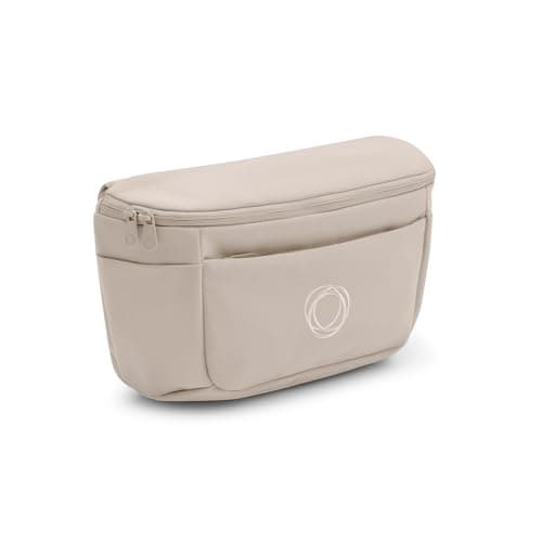 Image of Bugaboo Multi-pocket Compact Pushchair Organiser with Easy Access Pockets, Must-have Accessory for All Baby Essentials in Desert Taupe