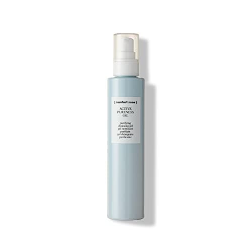 Image of Comfort Zone's Active Pureness Cleansing Gel - For Oily, Acne Prone Skin - With Gluconolactone - Exfoliating, Clears Pores from Makeup and Excess Sebum - Suitable for Vegans - Natural Ingredients