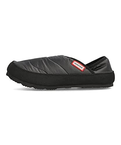 Image of Hunters Boots Women's Puffer Slippers, Black, 5 UK