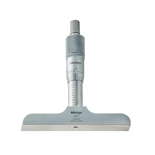 Image of Mitutoyo 128-106 Fixed Rod Depth Micrometre, 0"-1"