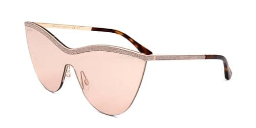 Image of Jimmy Choo KRISTEN/S Gold havana 99/1/145 WOMAN Sunglasses