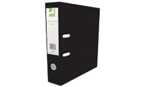 Image of Q-Connect 70mm Lever Arch File Polypropylene Foolscap Black (Pack of 10) KF20025
